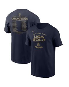 Men's USA Hockey Navy 2026 Winter Olympics Gold Medal Roster T-Shirt