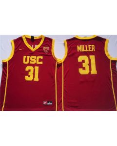 Men's USC Trojans #31 Cheryl Miller Red Stitched Jersey