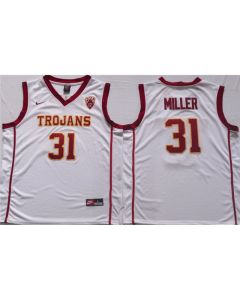 Men's USC Trojans #31 Cheryl Miller White Stitched Jersey