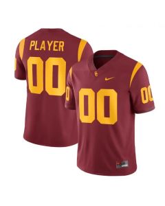 Men's USC Trojans ACTIVE PLAYER Custom Red Stitched Jersey