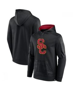 Men's USC Trojans Black On The Ball Pullover Hoodie