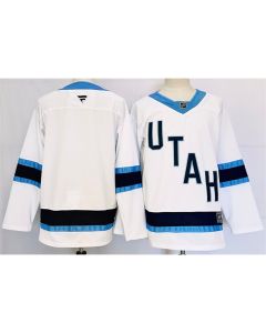 Men's Utah Hockey Club Blank White Stitched Jersey