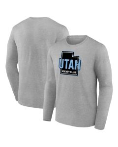 Men's Utah Hockey Club Gray Tertiary Long Sleeve T-Shirt