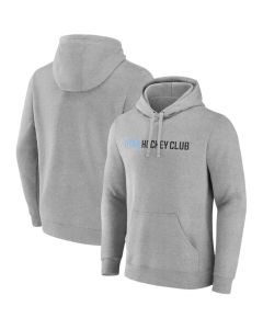 Men's Utah Hockey Club Heather Gray Wordmark Logo Fleece Pullover Hoodie