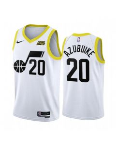 Men's Utah Jazz #20 Udoka Azubuike 2022/23 White Association Edition Stitched Basketball Jersey