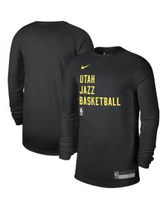 Men's Utah Jazz Black 2023/24 Legend On-Court Practice Long Sleeve T-Shirt