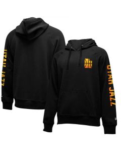 Men's Utah Jazz Black City Edition Club Pullover Hoodie