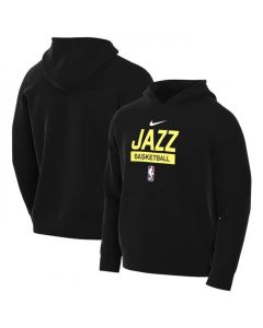 Men's Utah Jazz Black Spotlight Fleece Overhead Hoodie
