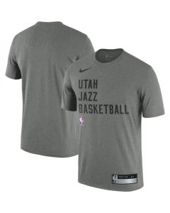 Men's Utah Jazz Heather Gray 2023/24 Sideline Legend Performance Practice T-Shirt