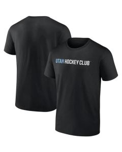Men's Utah Mammoth Black Wordmark Logo T-Shirt