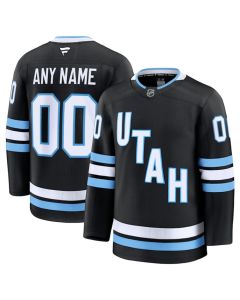 Men's Utah Mammoth Custom Black Stitched Premium Jersey