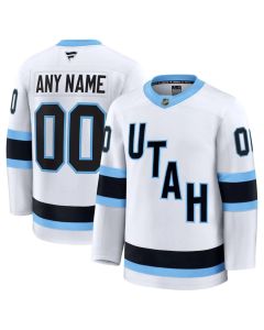 Men's Utah Mammoth Custom White Stitched Premium Jersey
