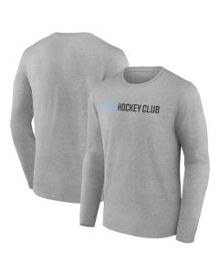Men's Utah Mammoth Heather Gray Wordmark Logo Long Sleeve T-Shirt