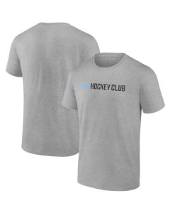 Men's Utah Mammoth Heather Gray Wordmark Logo T-Shirt