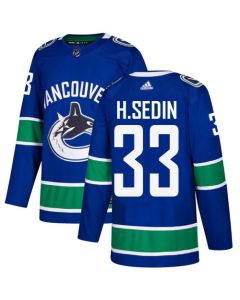 Men's Vancouver Canucks #30 Henrik Sedin Blue Stitched NHL Jersey