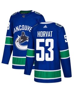 Men's Vancouver Canucks #53 Bo Horvat Blue Stitched NHL Jersey