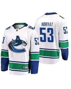 Men's Vancouver Canucks #53 Bo Horvat White Stitched NHL Jersey