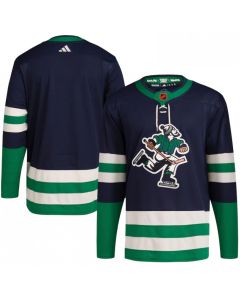 Men's Vancouver Canucks Blank Navy 2022 Reverse Retro Stitched Jersey