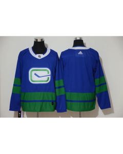 Men's Vancouver Canucks Blue Stitched NHL Jersey