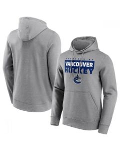 Men's Vancouver Canucks Grey Gain Ground Hoodie