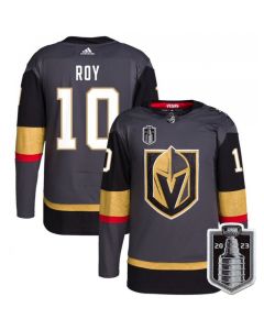 Men's Vegas Golden Knights #10 Nicolas Roy Gray 2023 Stanley Cup Final Stitched Jersey