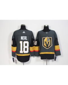 Men's Vegas Golden Knights #18 James Neal Grey Stitched NHL Jersey