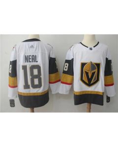 Men's Vegas Golden Knights #18 James Neal White Stitched NHL Jersey