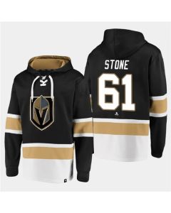 Men's Vegas Golden Knights #61 Mark Stone Black All Stitched Sweatshirt Hoodie