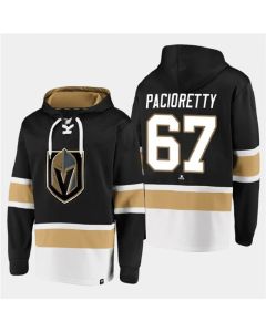 Men's Vegas Golden Knights #67 Max Pacioretty Black All Stitched Sweatshirt Hoodie