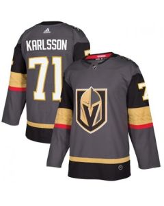 Men's Vegas Golden Knights #71 William Karlsson Grey Stitched NHL Jersey