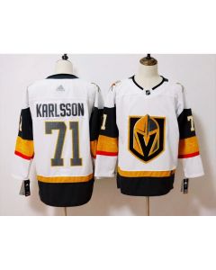 Men's Vegas Golden Knights #71 William Karlsson White Stitched NHL Jersey