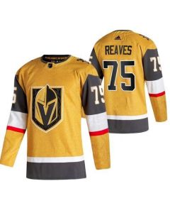 Men's Vegas Golden Knights #75 Ryan Reaves Gold Stitched NHL Jersey