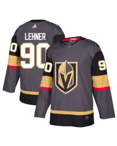 Men's Vegas Golden Knights #90 Robin Lehner Gray Stitched NHL Jersey
