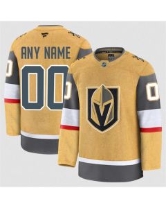 Men's Vegas Golden Knights Active Player Custom Gold 2024-25 Home Stitched Hockey Jersey