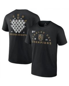 Men's Vegas Golden Knights Black 2023 Stanley Cup Champions Jersey Roster T-Shirt