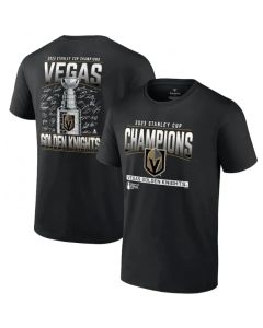 Men's Vegas Golden Knights Black 2023 Stanley Cup Champions Signature Roster T-Shirt (Black)