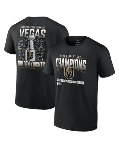 Men's Vegas Golden Knights Black 2023 Stanley Cup Champions Signature Roster T-Shirt