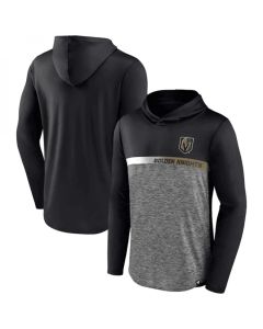 Men's Vegas Golden Knights Black Podium Defender Pullover Hoodie
