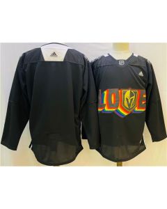 Men's Vegas Golden Knights Blank 2022 Black Pride night Stitched Jersey