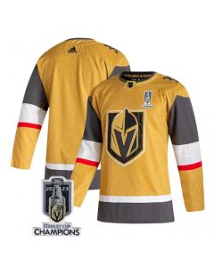 Men's Vegas Golden Knights Blank Gold 2023 Stanley Cup Champions Stitched Jersey