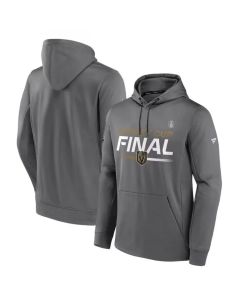 Men's Vegas Golden Knights Gray 2023 Stanley Cup Final Authentic Pro Pullover Hoodie