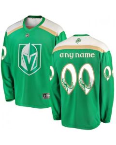 Men's Vegas Golden Knights Green 2019 St. Patrick's Day Custom Stitched NHL Jersey