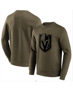 Men's Vegas Golden Knights Green Iconic Preferred Logo Graphic Crew Sweatshirt
