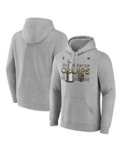 Men's Vegas Golden Knights Heather Gray 2023 Stanley Cup Champions Locker Room Pullover Hoodie