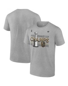 Men's Vegas Golden Knights Heather Gray 2023 Stanley Cup Champions Locker Room T-Shirt (Gray)