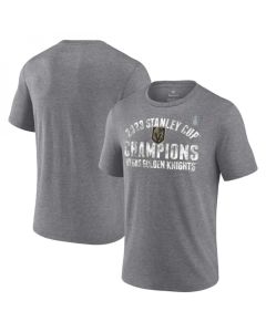 Men's Vegas Golden Knights Heather Gray 2023 Stanley Cup Champions Tri-Blend T-Shirt