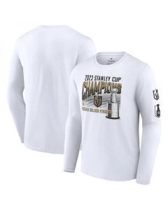 Men's Vegas Golden Knights White 2023 Stanley Cup Champions Long Sleeve T-Shirt