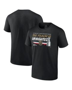 Men's Vegas Golden Knights White Black 2023 Stanley Cup Champions Rally Cry T-Shirt