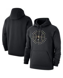 Men's Wake Forest Demon Deacons Black Basketball Icon Club Fleece Pullover Hoodie