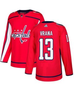 Men's Washington Capitals #13 Jakub Vrana Red Stitched NHL Jersey